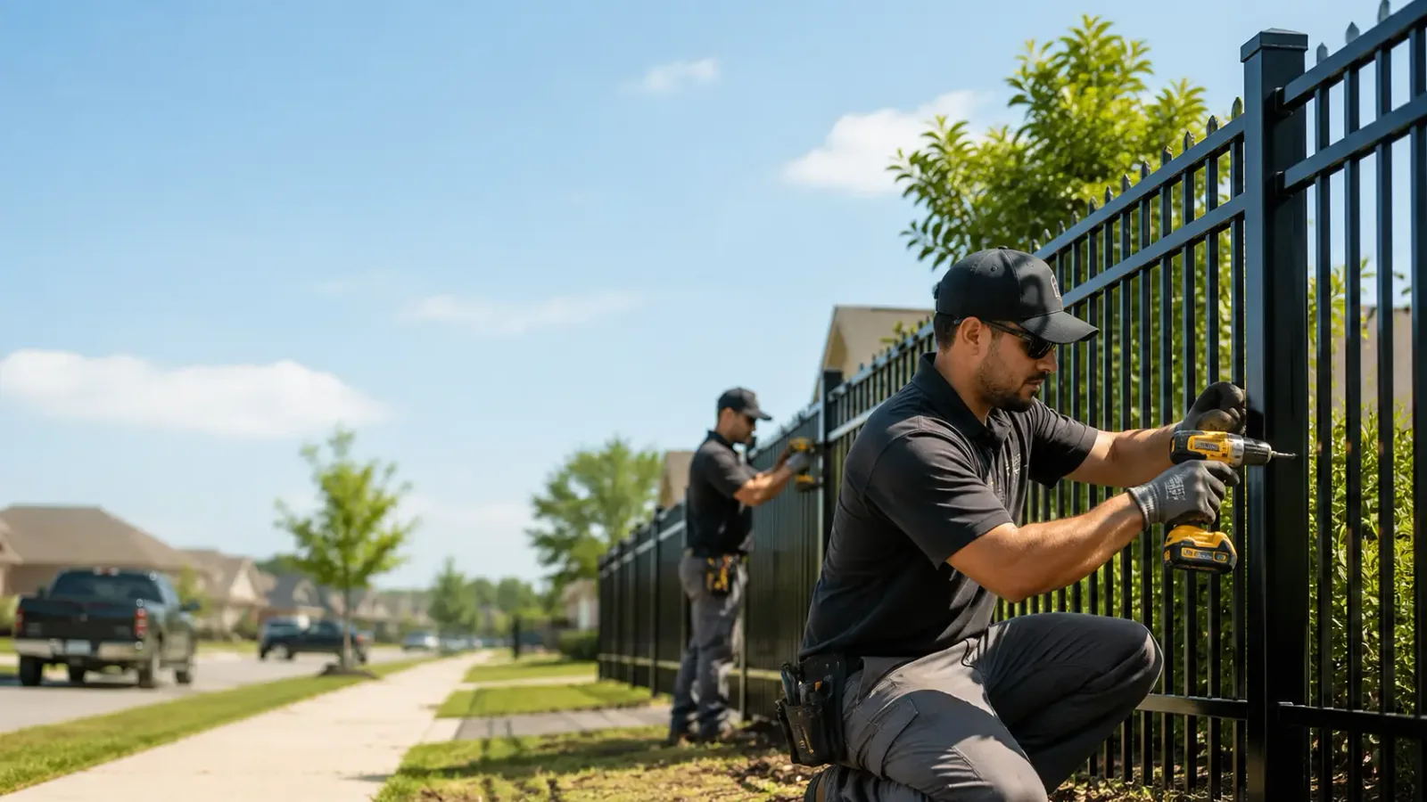 Metal Fence Installation in Fort Hancock, TX